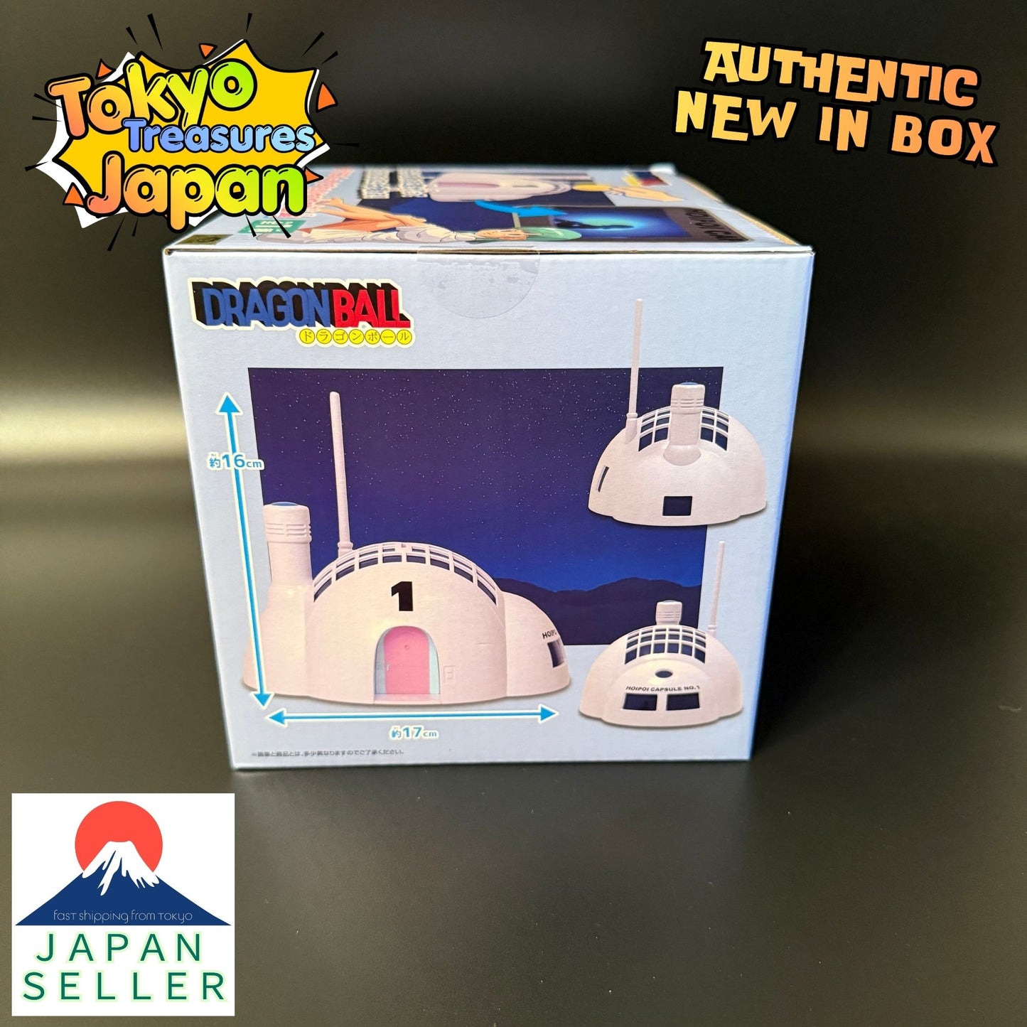 Dragon Ball Capsule House Light-Up Piggy Bank Authentic Japan Anime