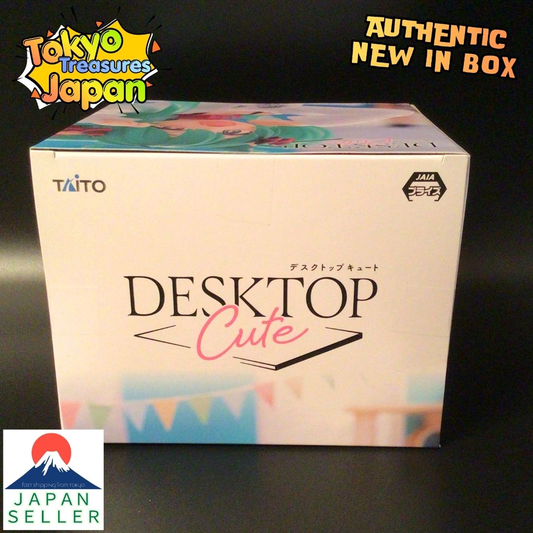 "Hatsune Miku Series" Desktop Cute Figure ~Cat Ear T-Shirt Ver.~ Authentic Taito