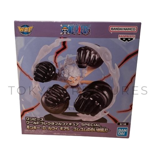 One Piece World Collectible Figure SPECIAL Monkey D. Luffy Gear 5 -Gomu Gomu no Shiroi Gunbaratsu-