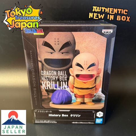 Dragon Ball History Box Krillin Authentic Japan Anime BANPRESTO