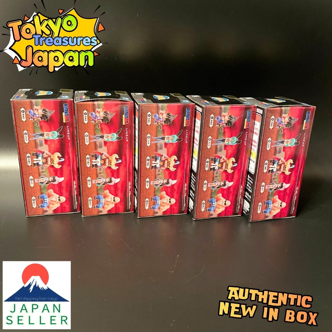 Dragon Ball World Collectable Figure -Boyhood Arc 4- Complete Set of 5 Authentic