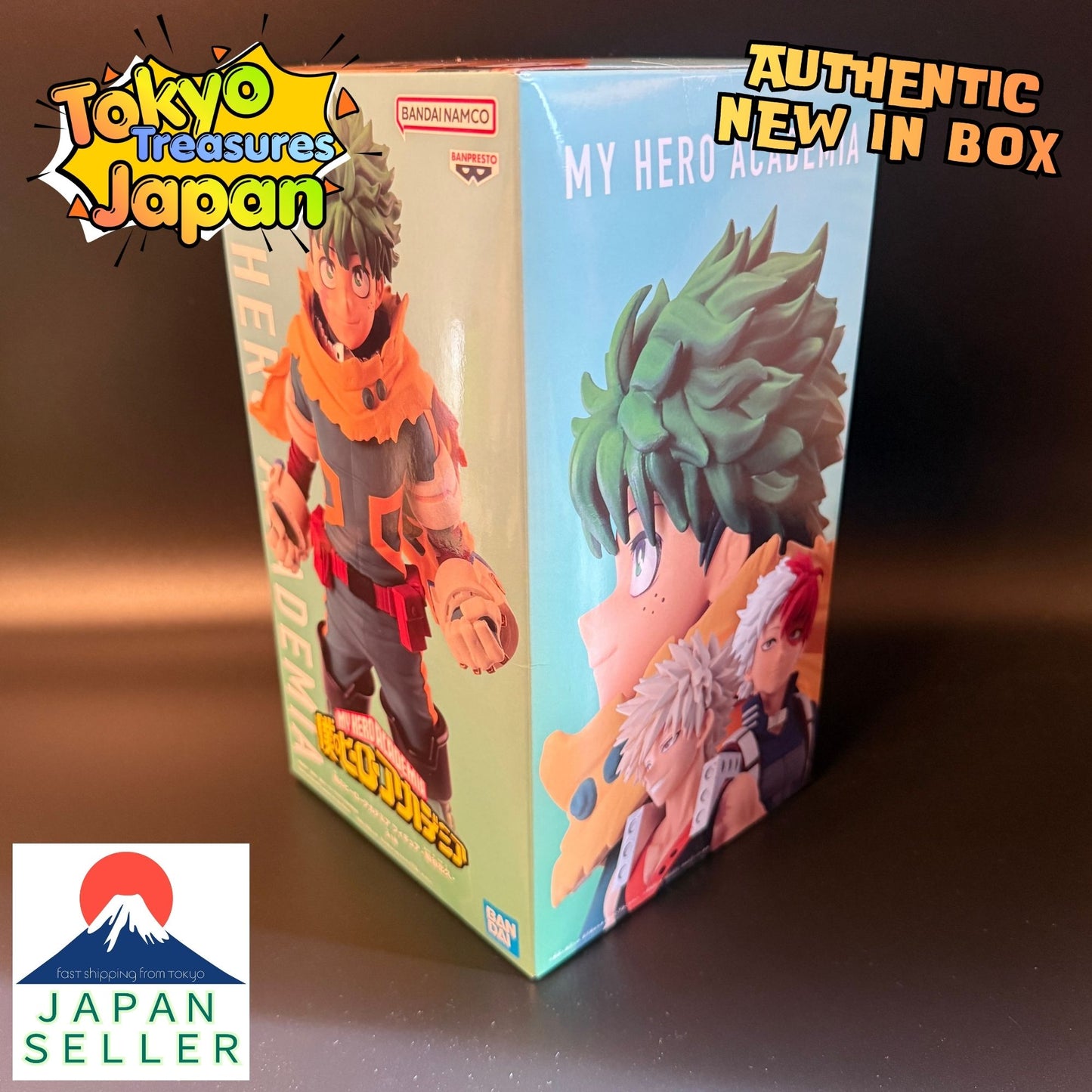 My Hero Academia Figure-Izuku Midoriya-Authentic Japan Anime Banpresto