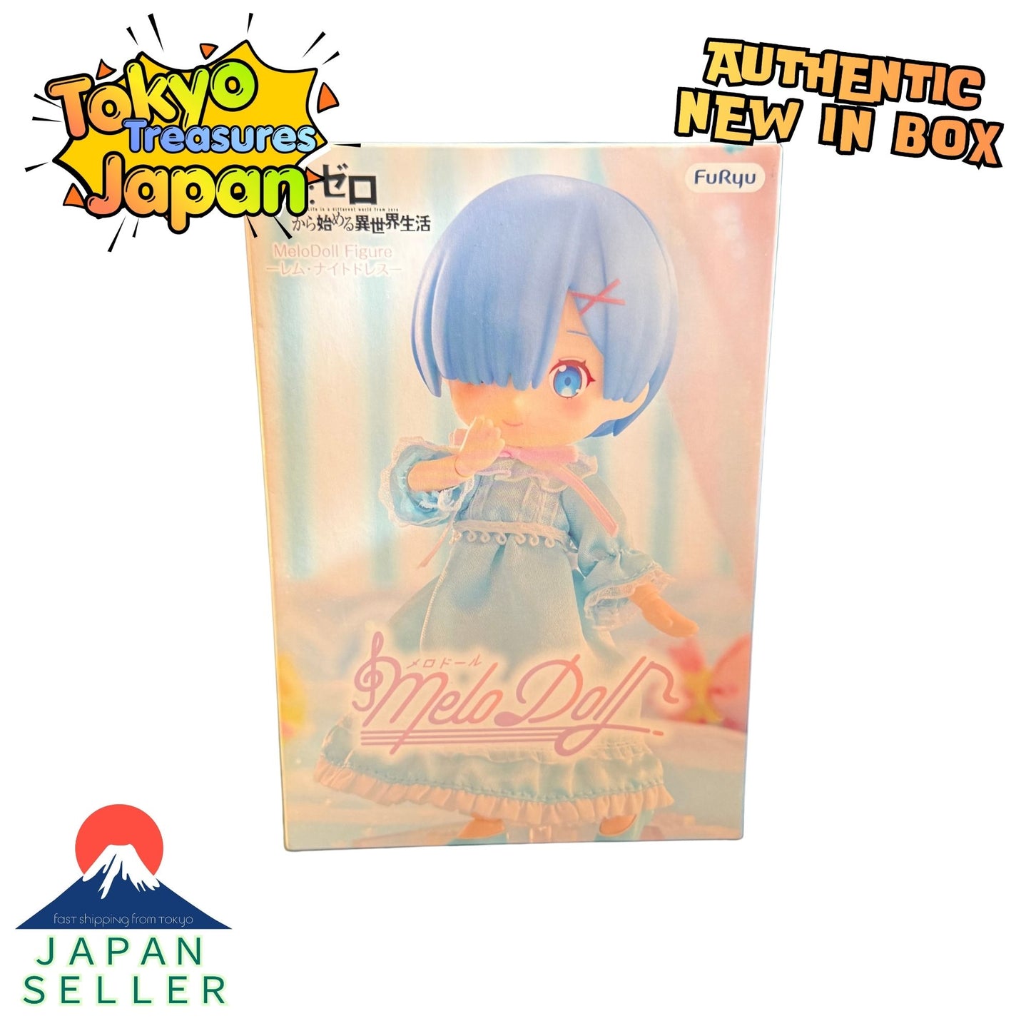 Re:Zero-Starting Life in Another World MeloDoll Figure -Rem Night Dress-