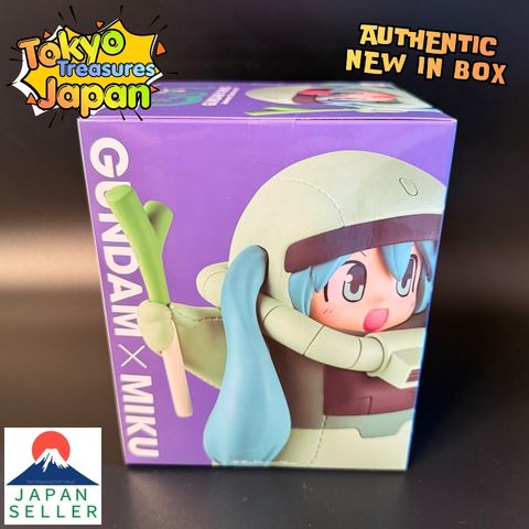 Gundam 45th Anniversary x Hatsune Miku Figure Zaku Gurumi [Hatsune Miku Ver.]
