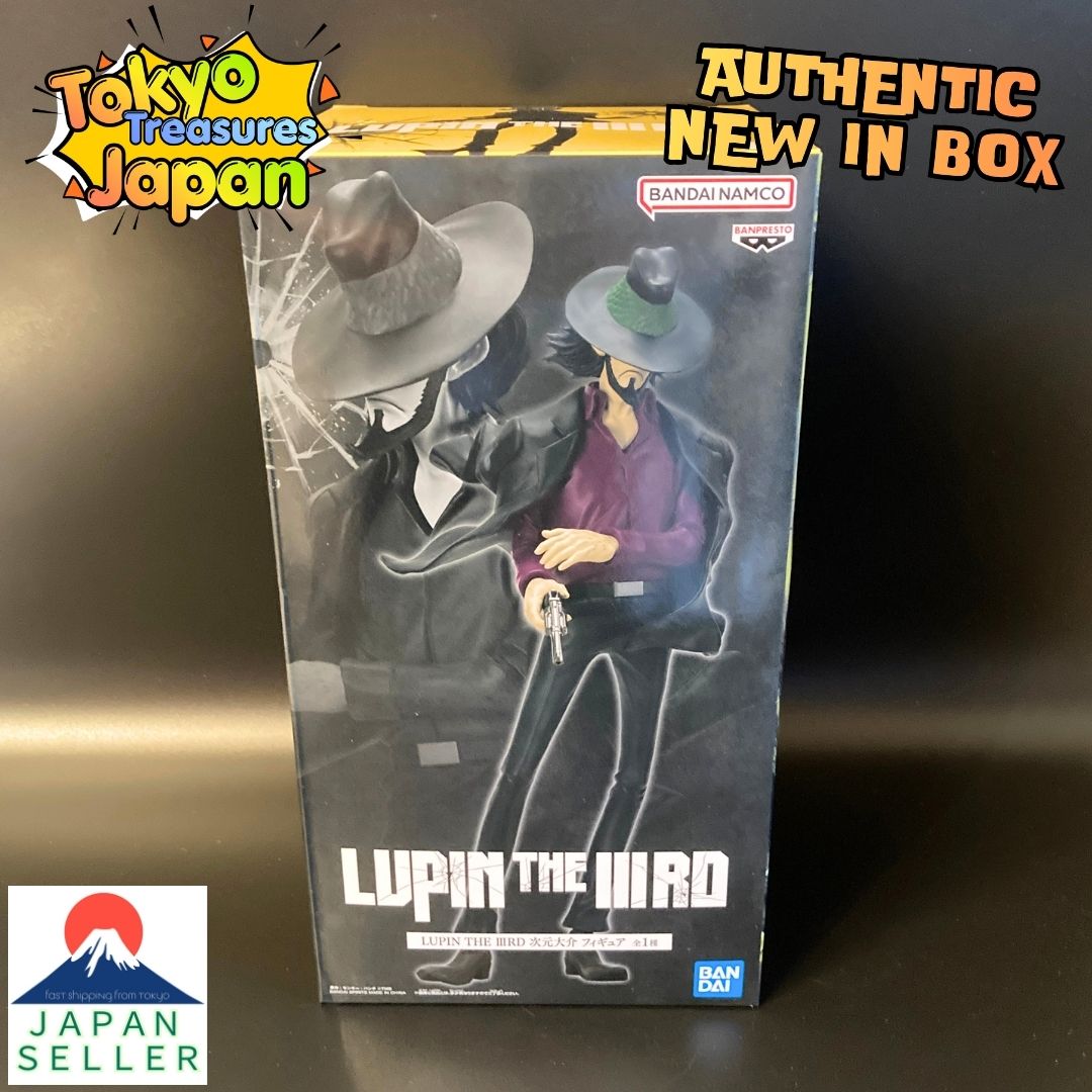 LUPIN THE ⅢRD Daisuke Jigen Figure Authentic Japan Anime Banpresto