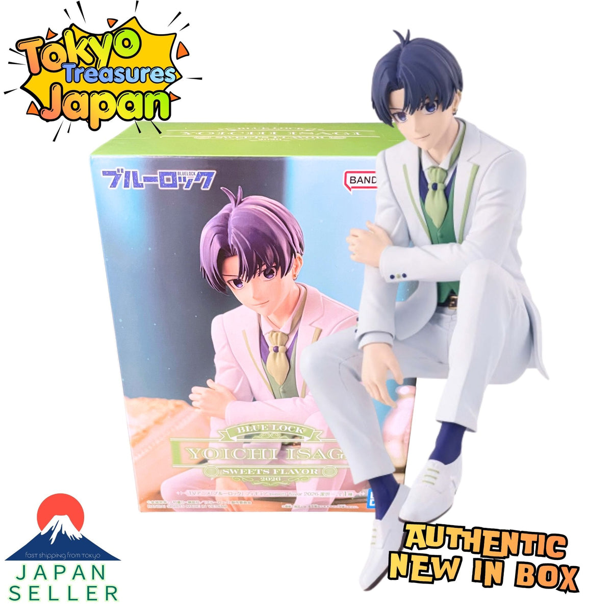 TV Anime "Blue Lock" Figure - sweets flavor 2026 - Yoichi Isagi Authentic Japanese