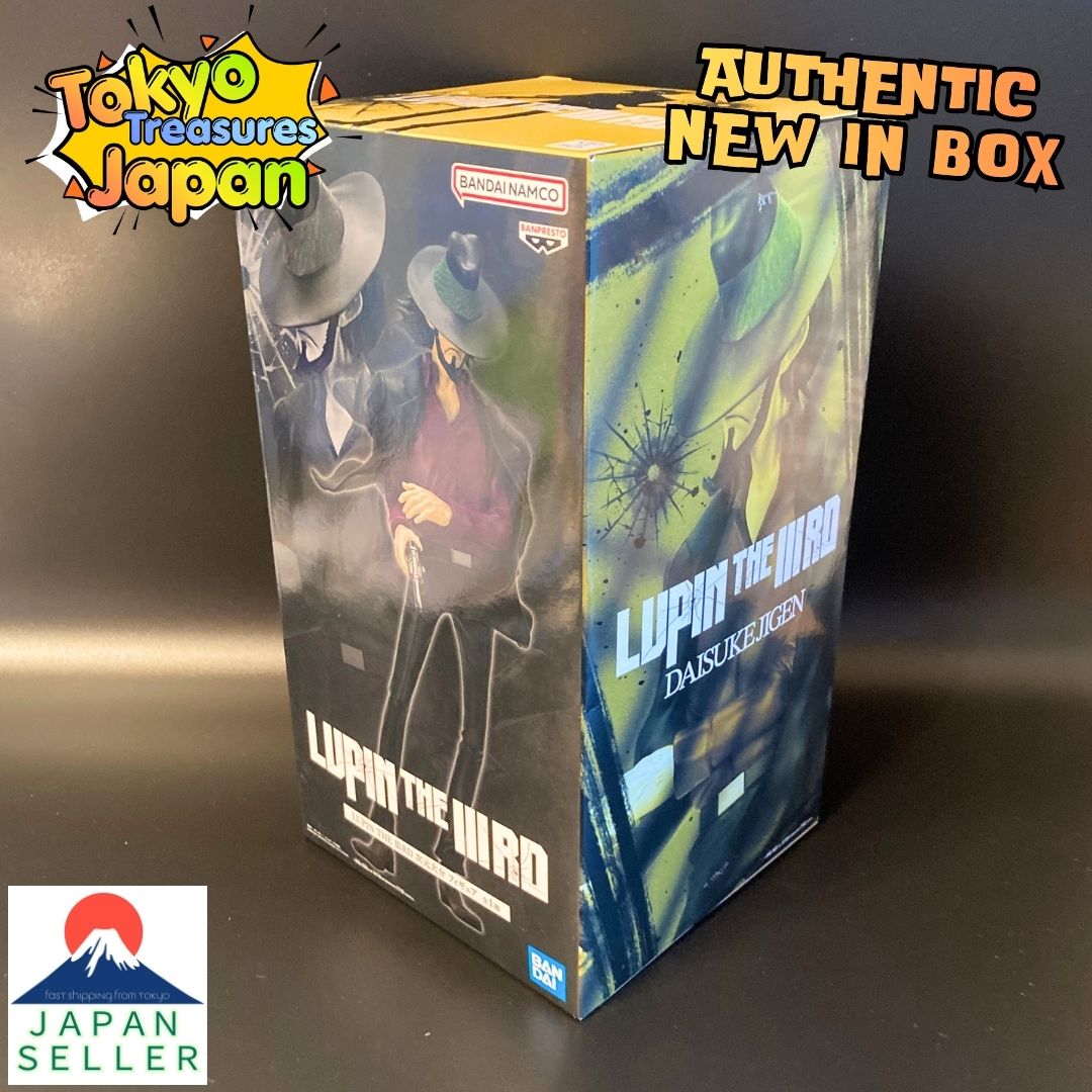 LUPIN THE ⅢRD Daisuke Jigen Figure Authentic Japan Anime Banpresto
