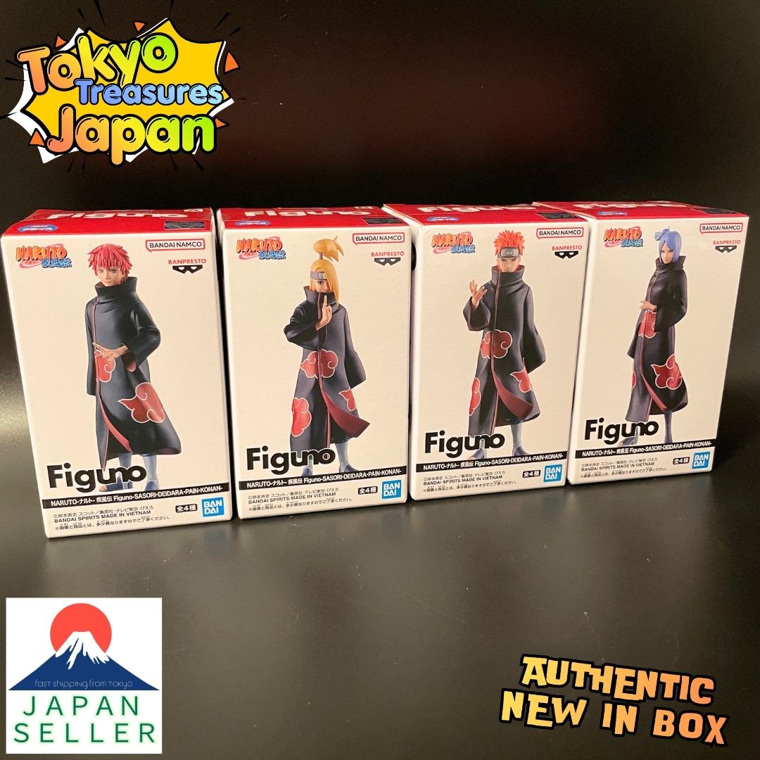 NARUTO Shippuden Figuno-SASORI・DEIDARA・PAIN・KONAN- 4 types set