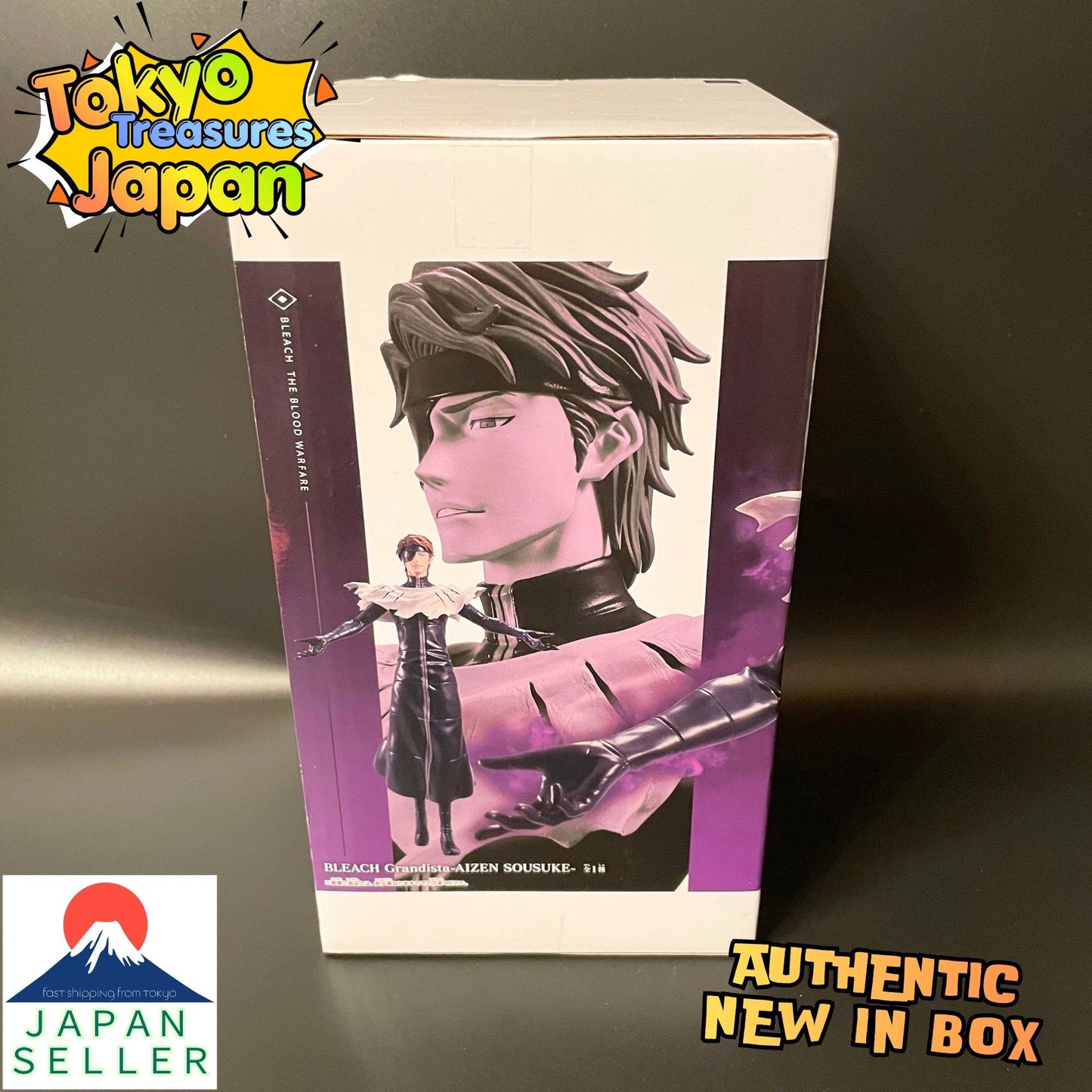 BLEACH Grandista - AIZEN SOUSUKE Authentic Japanese Banpresto