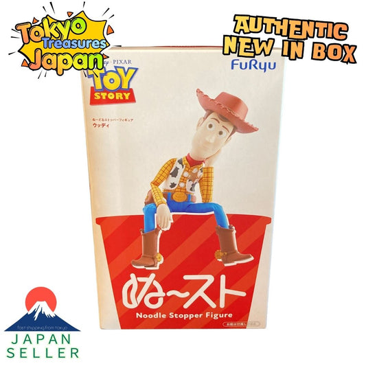 Toy Story Noodle Stopper Figure - Woody Disney FuRyu Authentic