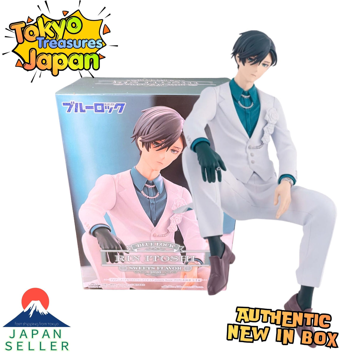 TV Anime "Blue Lock" Figure - sweets flavor 2026 - Rin Itoshi Authentic Japanese