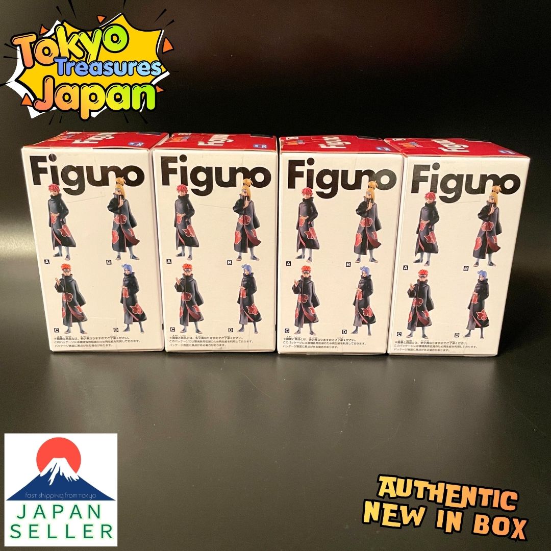 NARUTO Shippuden Figuno-SASORI・DEIDARA・PAIN・KONAN- 4 types set