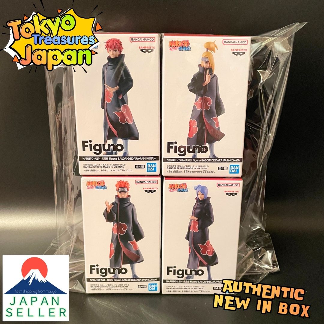 NARUTO Shippuden Figuno-SASORI・DEIDARA・PAIN・KONAN- 4 types set