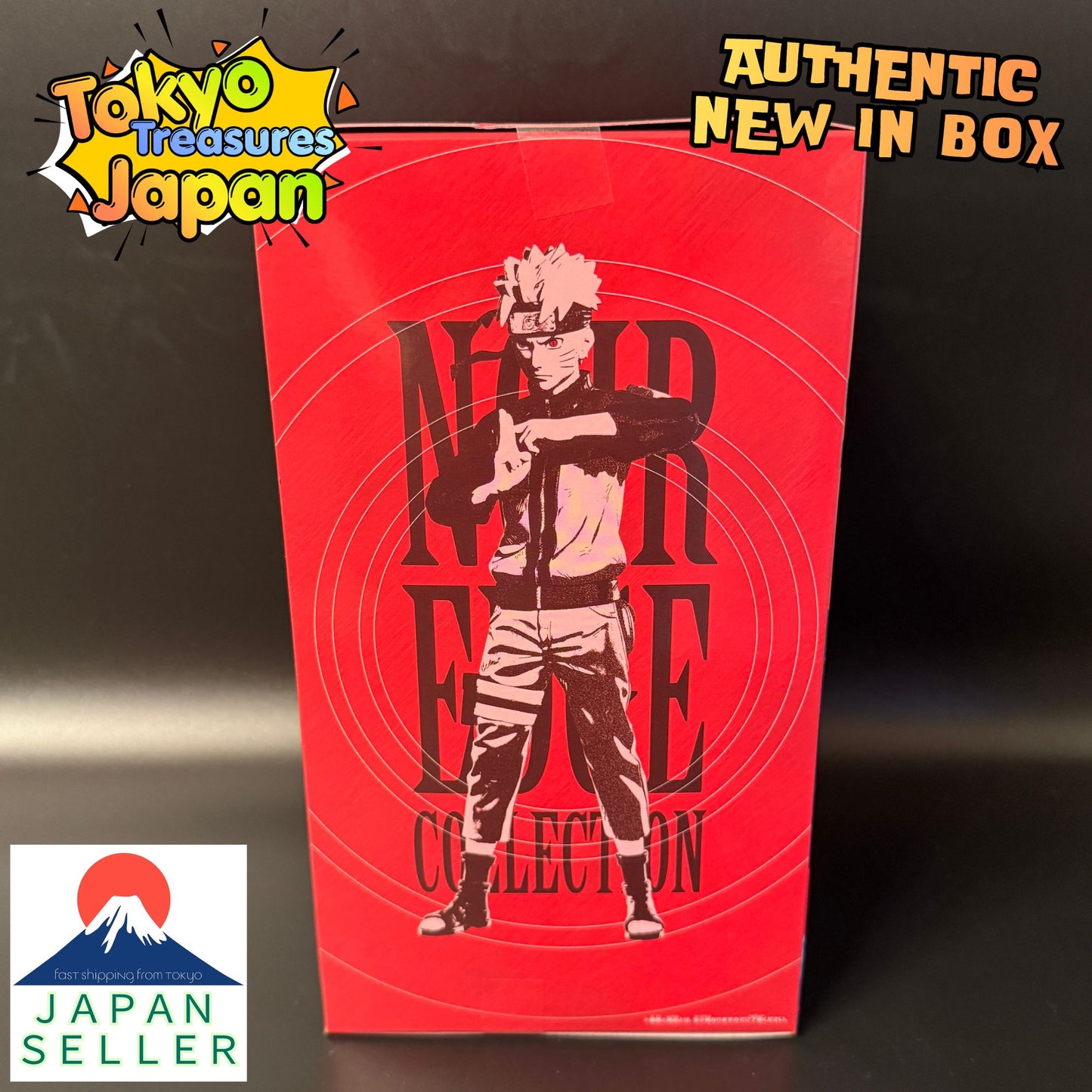 NARUTO Shippuden Noir Edge Collection -UZUMAKI NARUTO-Authentic Japan