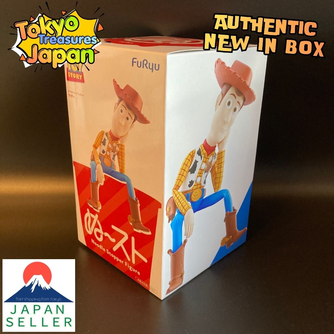 Toy Story Noodle Stopper Figure - Woody Disney FuRyu Authentic