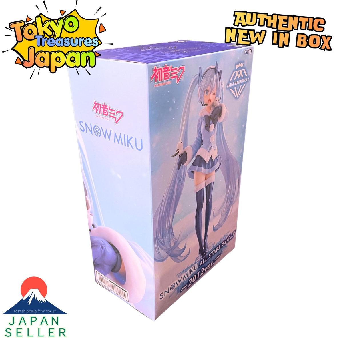 Snow Miku AMP+ SNOW MIKU ALL STARS Figure (2012 Ver.) Authentic Japanese Taito