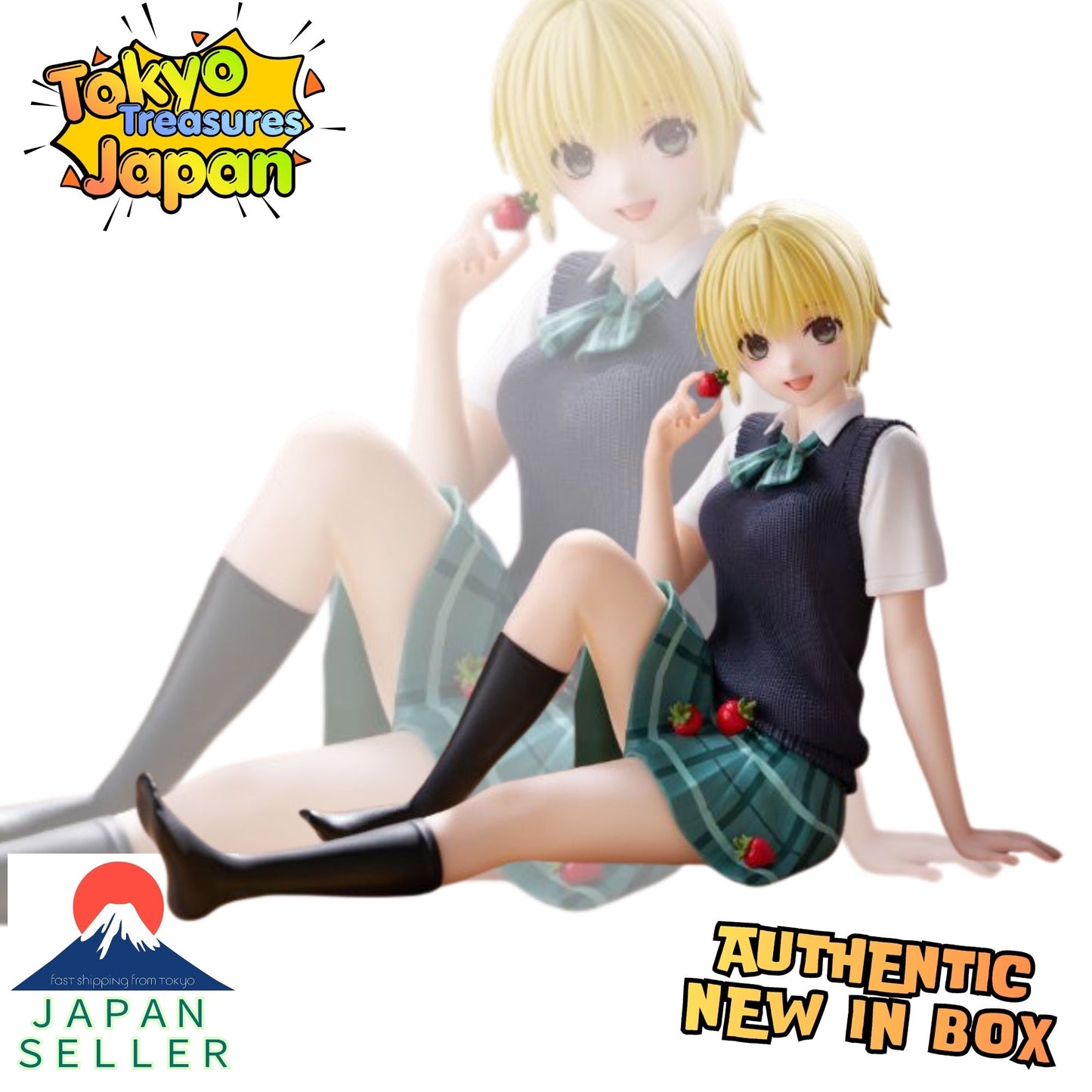 Ichigo 100% Desktop Cute Figure: Tsukasa Nishino ~Uniform Ver.~ Authentic Japanese