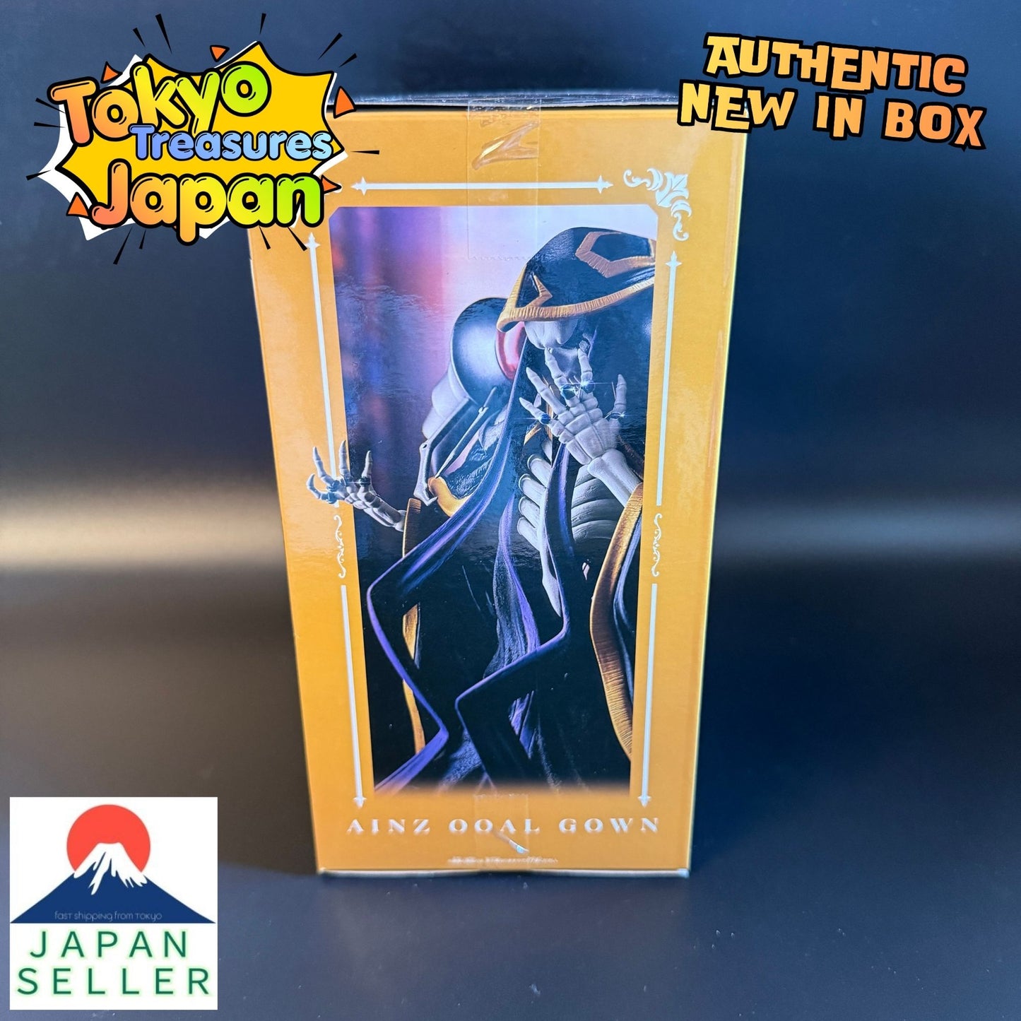 Overlord Ainz Ooal Gown Figure Authentic Japan Anime Banpresto