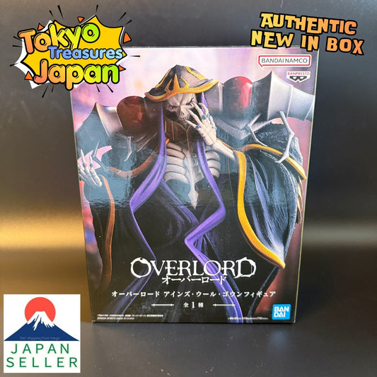 Overlord Ainz Ooal Gown Figure Authentic Japan Anime Banpresto