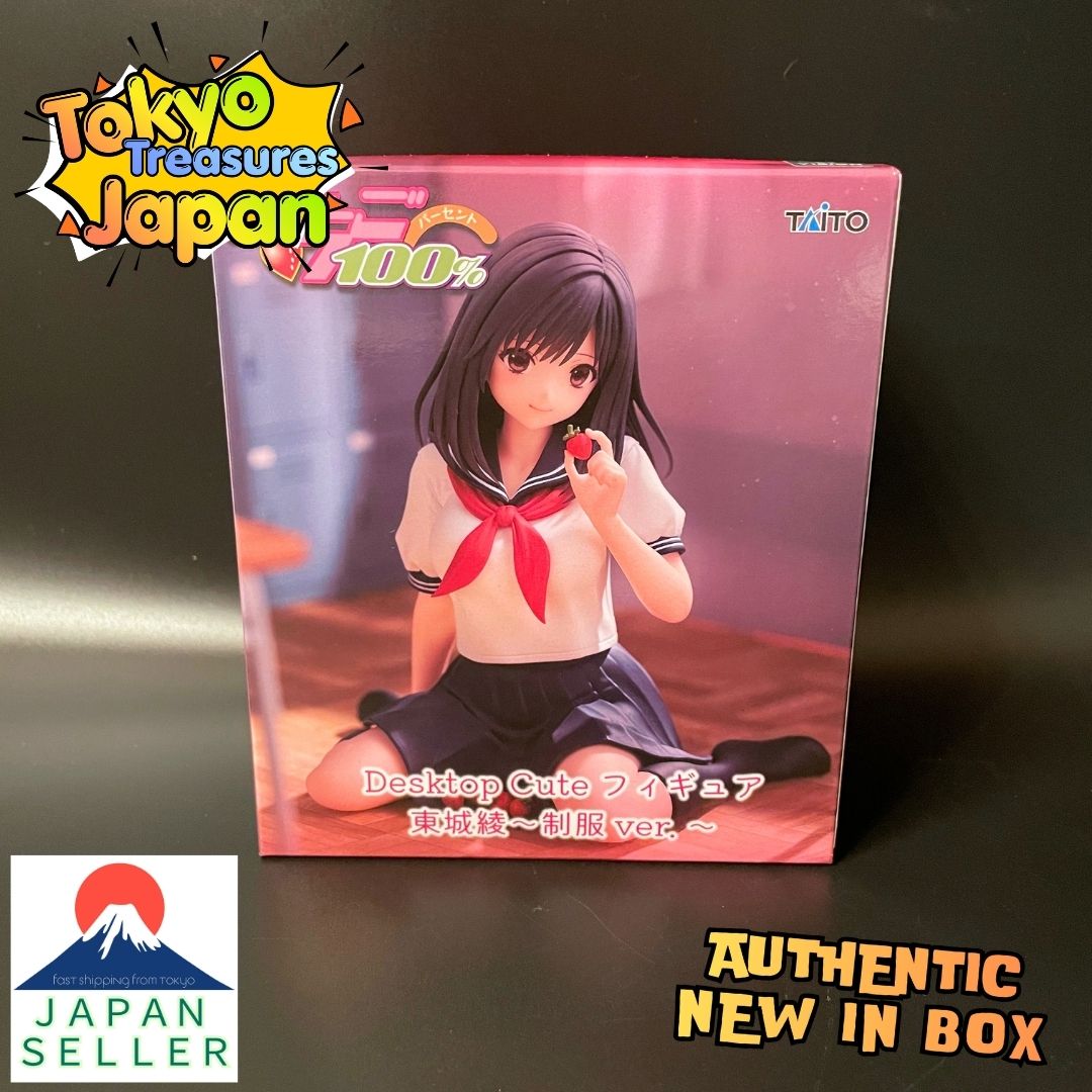 Ichigo 100% Desktop Cute Figure: Aya Tojo ~Uniform Ver.~ Authentic Japanese