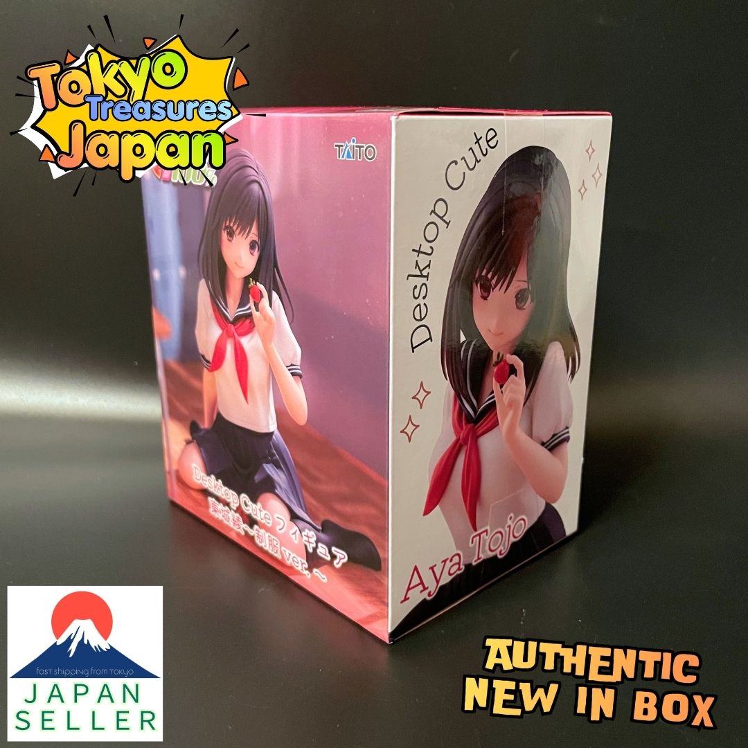 Ichigo 100% Desktop Cute Figure: Aya Tojo ~Uniform Ver.~ Authentic Japanese