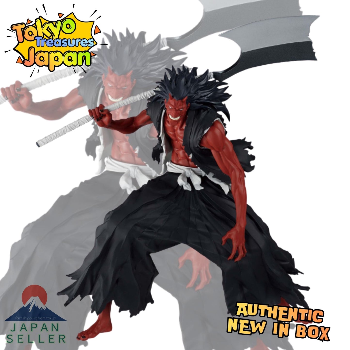 BLEACH MAXIMATIC Kenpachi Zaraki Authentic Japanese Banpresto