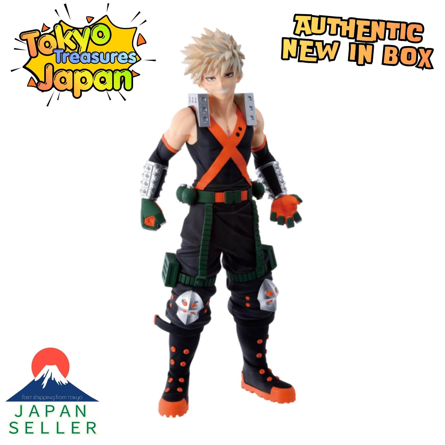 My Hero Academia Figure-Katsuki Bakugo-Authentic Japan Anime Banpresto
