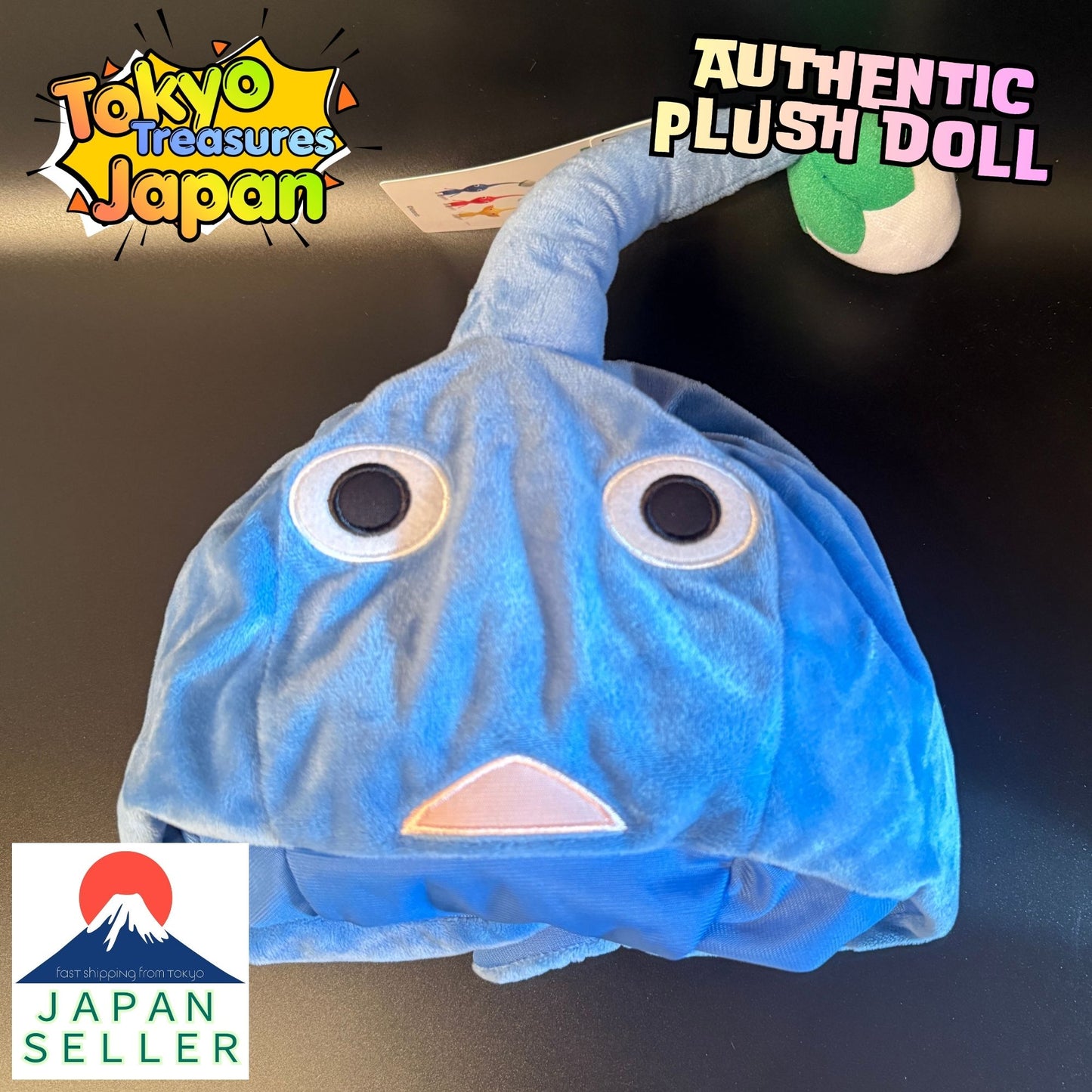 Pikmin Cosplay Hats  50cm Blue Authentic Japan Taito