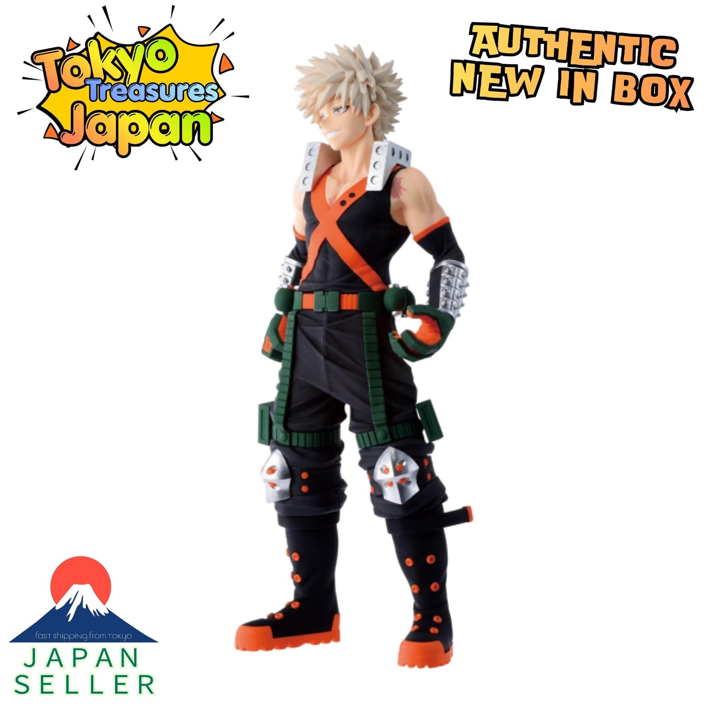 My Hero Academia Figure-Katsuki Bakugo-Authentic Japan Anime Banpresto