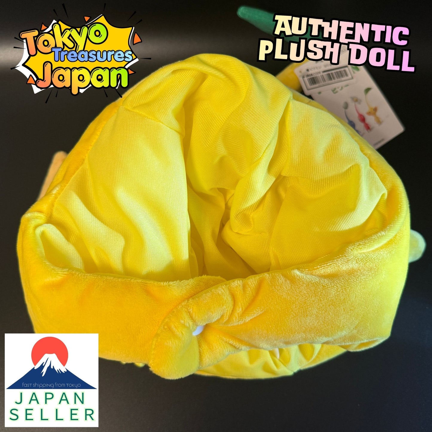 Pikmin Cosplay Hats  50cm Yellow Authentic Japan Taito
