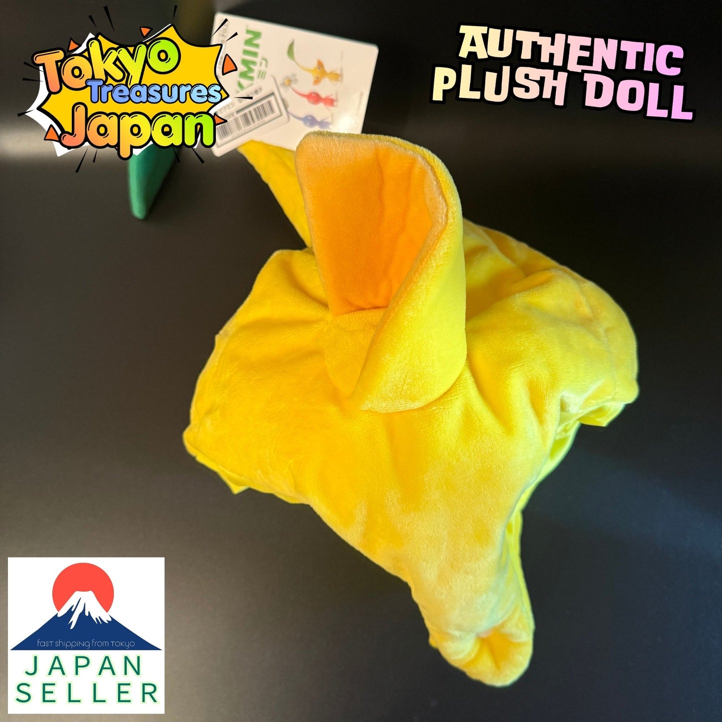 Pikmin Cosplay Hats  50cm Yellow Authentic Japan Taito
