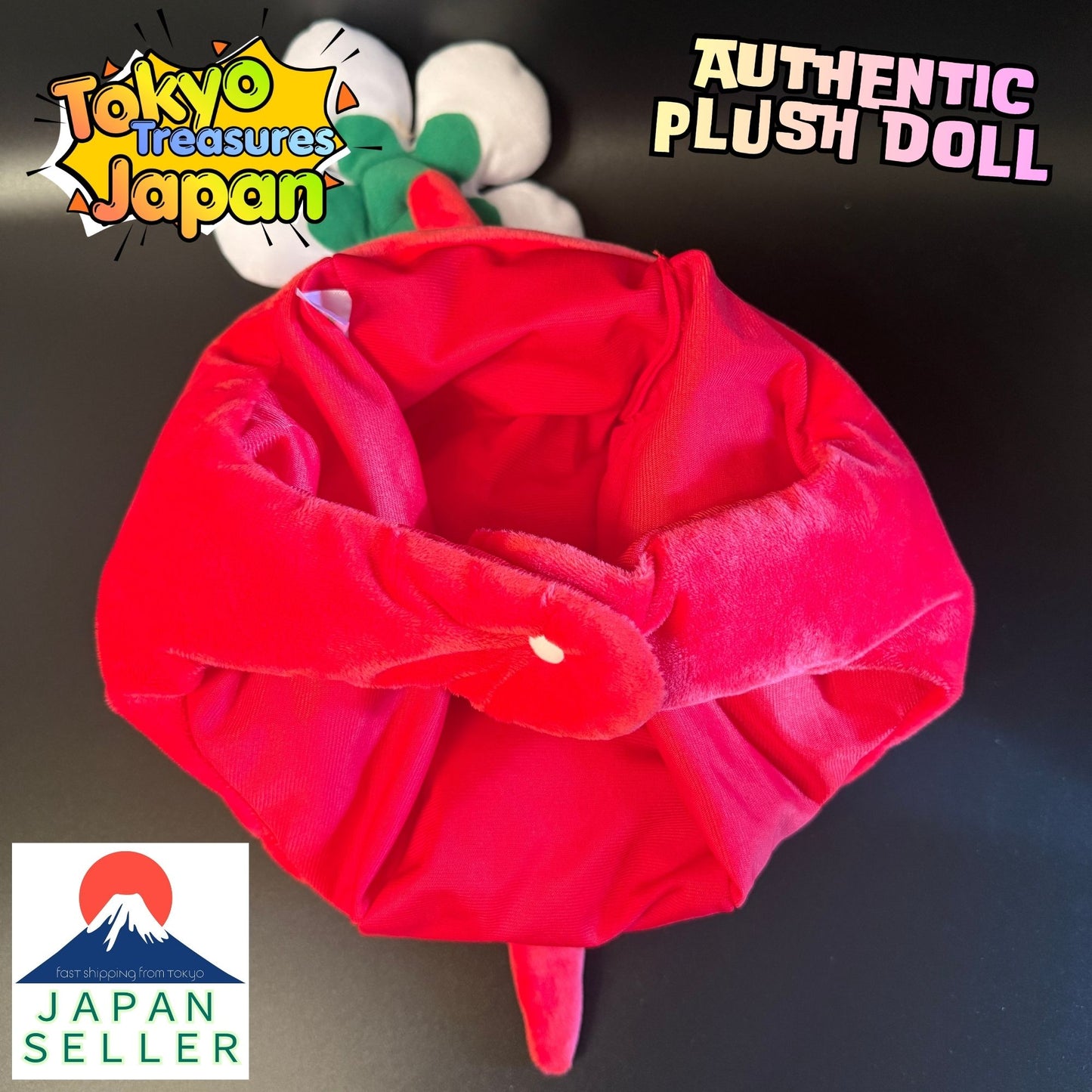 Pikmin Cosplay Hats  50cm Red Authentic Japan Taito