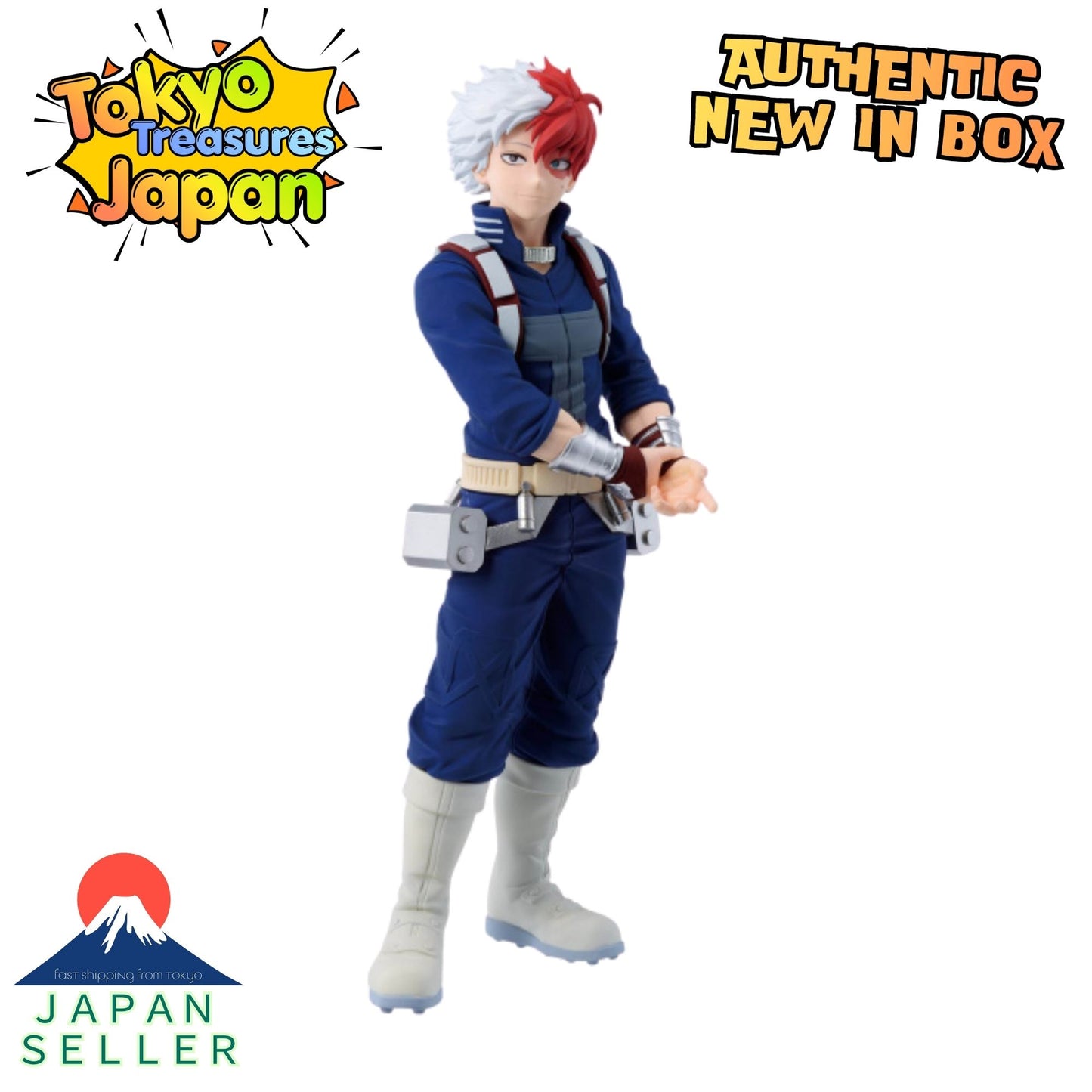 My Hero Academia Figure -Todoroki Shoto-Authentic Japan Anime Banpresto