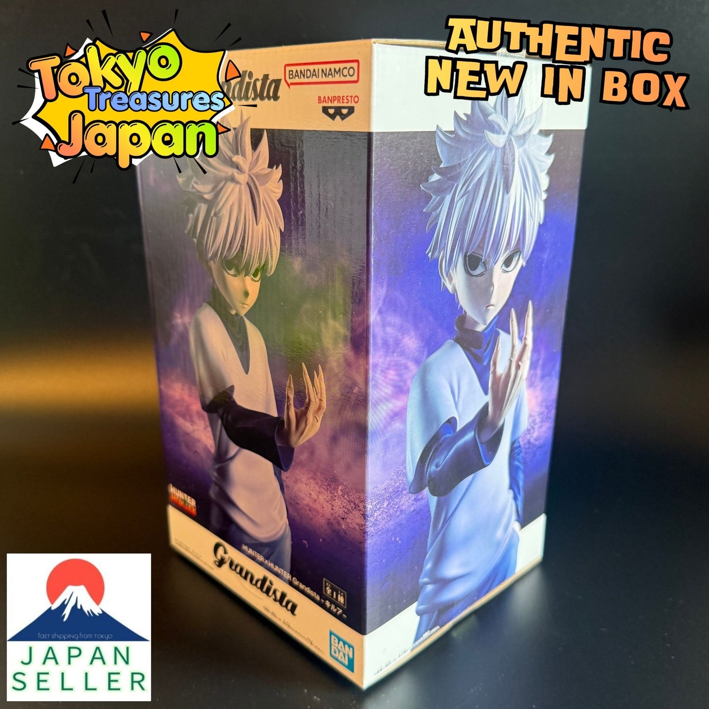 HUNTER×HUNTER Grandista Killua Figure Official Authentic Japan Anime Banpresto