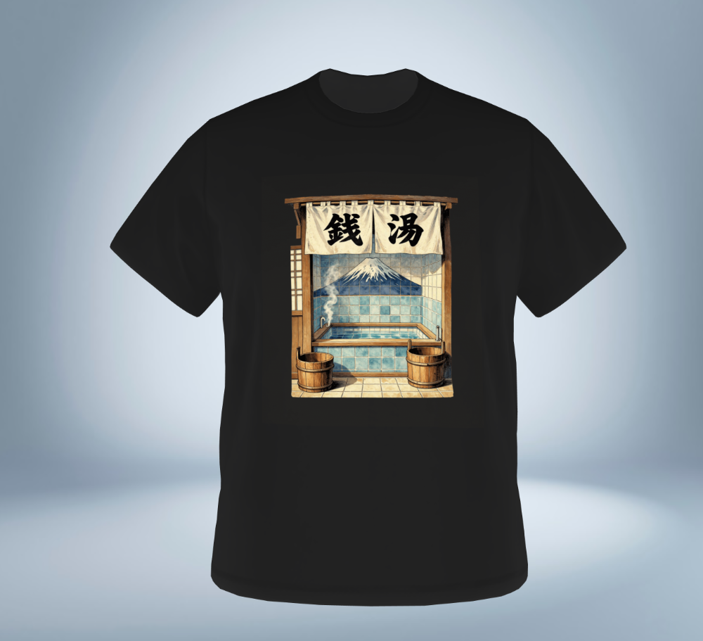 Showa Memories Collection Ver.2 T-Shirt（Black）Tokyo Treasures Japan