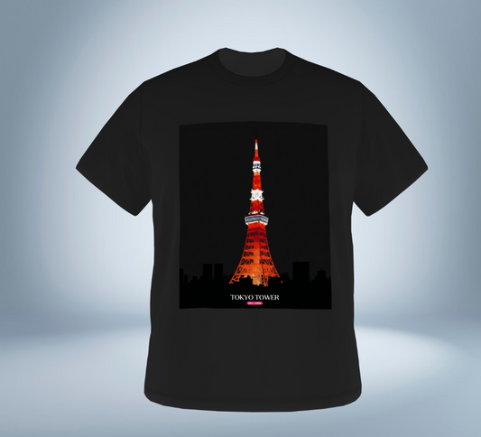 Tokyo Memories Graphic T-Shirt（Black）Original Tokyo Treasures Japan