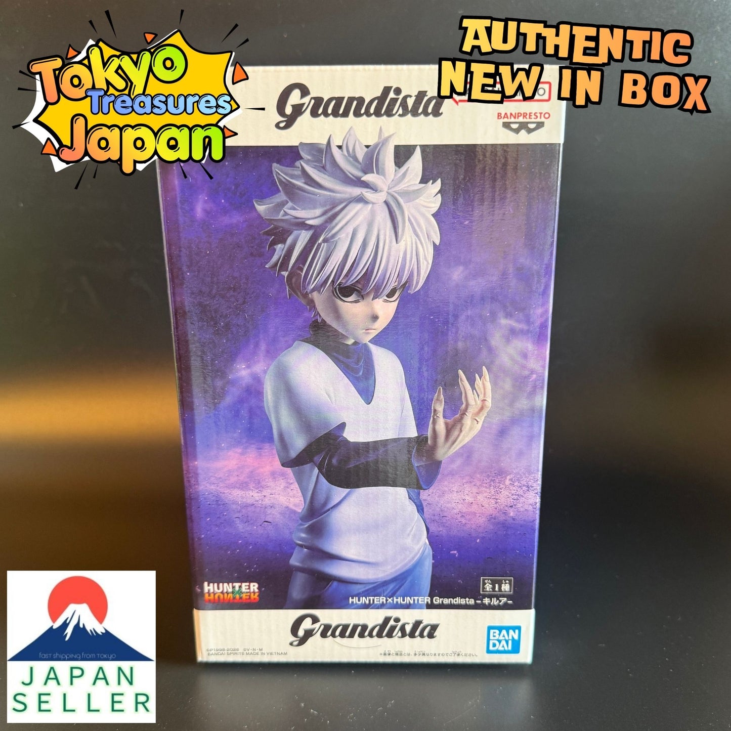 HUNTER×HUNTER Grandista Killua Figure Official Authentic Japan Anime Banpresto