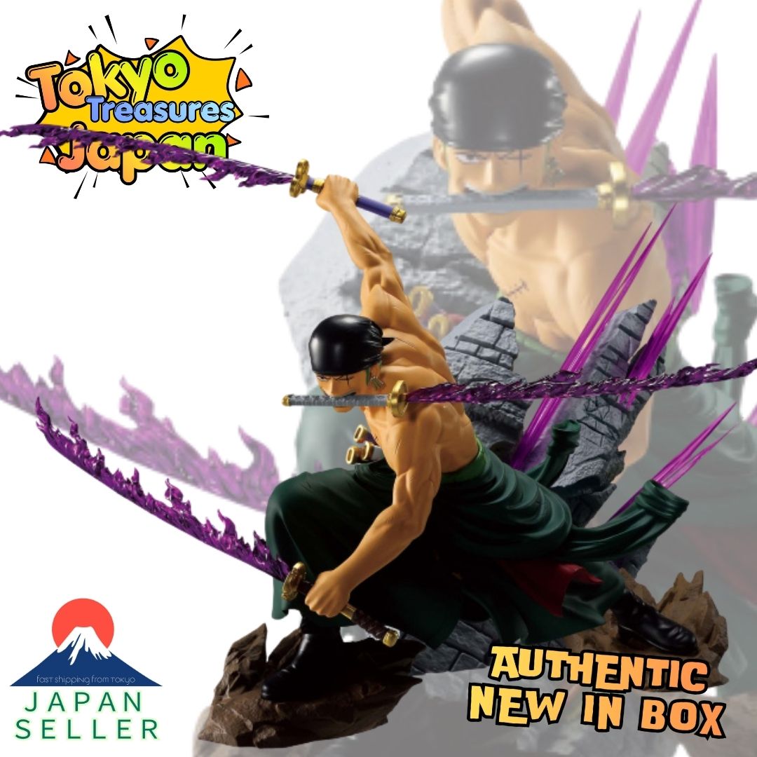 One Piece THEORAMA SOUL - Roronoa Zoro - Authentic Japanese Banpresto