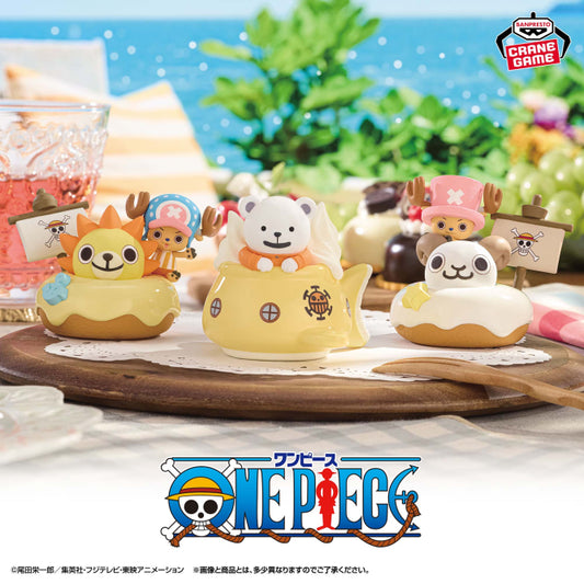 One Piece Paldolce Collection: Chopper, Bepo, and Pirate Ship (Set of 3)
