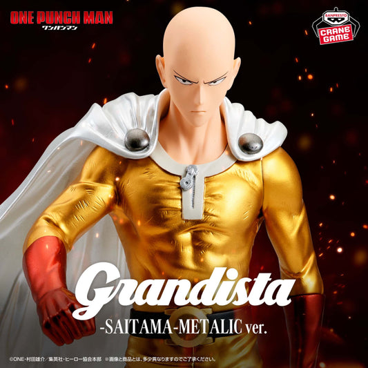 One-Punch Man Grandista -SAITAMA- METALLIC ver. Authentic Japan Anime