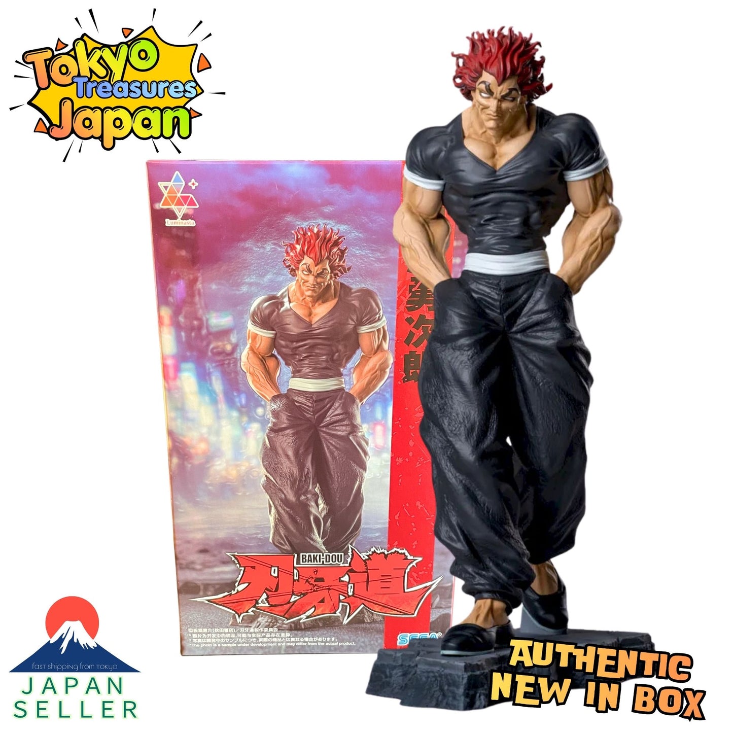 Baki-Dou Luminasta: Yujiro Hanma Authentic Japanese Sega