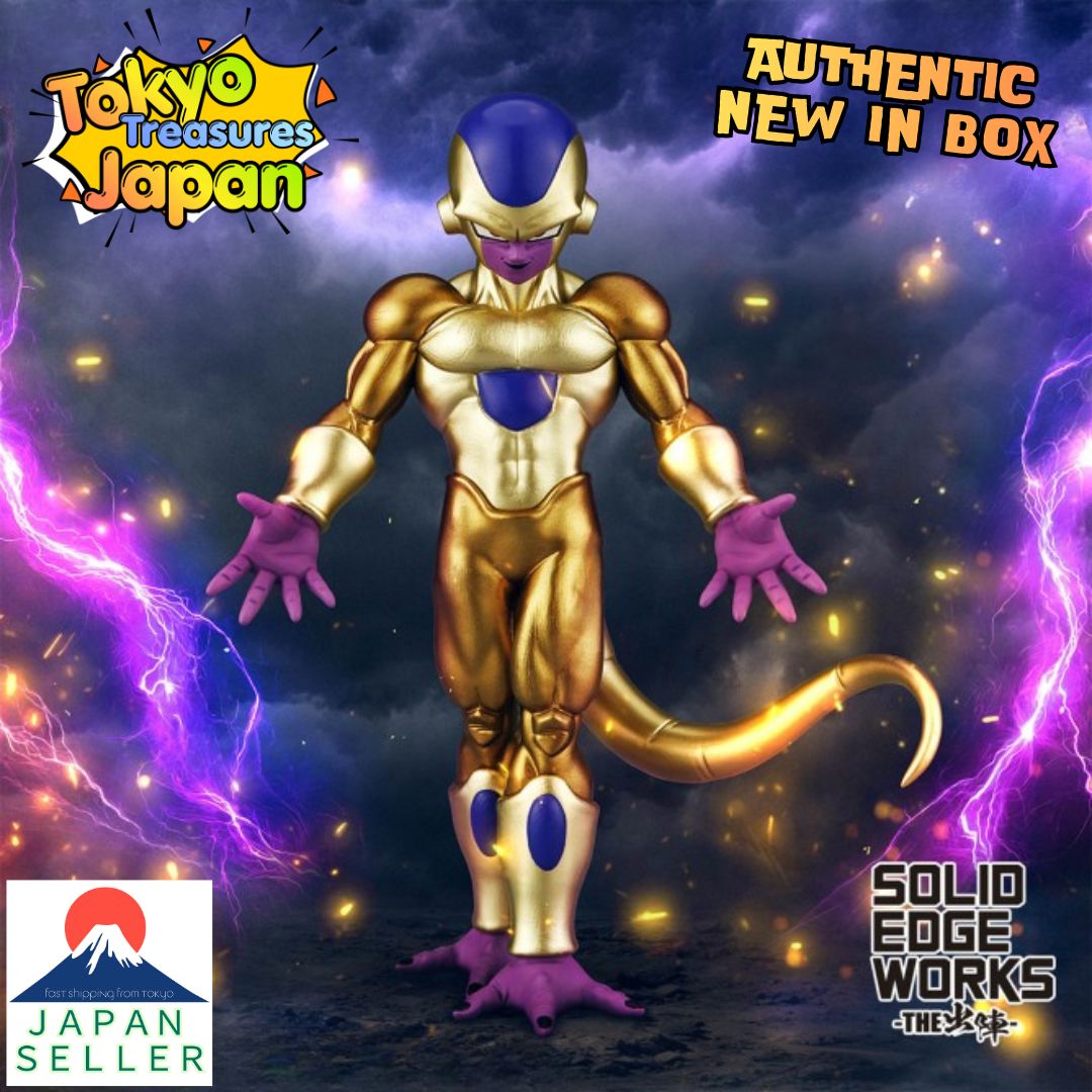 Dragon Ball Super SOLID EDGE WORKS -THE Shutsjin-Golden Frieza Authentic
