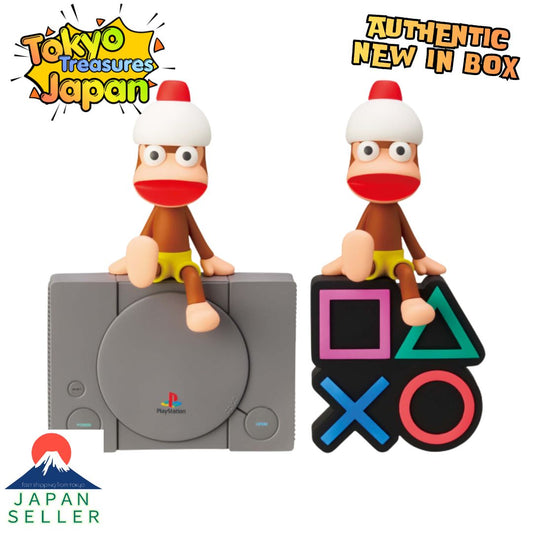 Ape Escape Monitor Top Figure ~Pipo Monkey~ 2-Piece Set Authentic