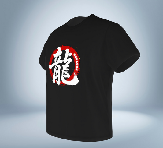 KANJI Collection – Dragon Power T-Shirt（Black）Original Tokyo Treasures Japan