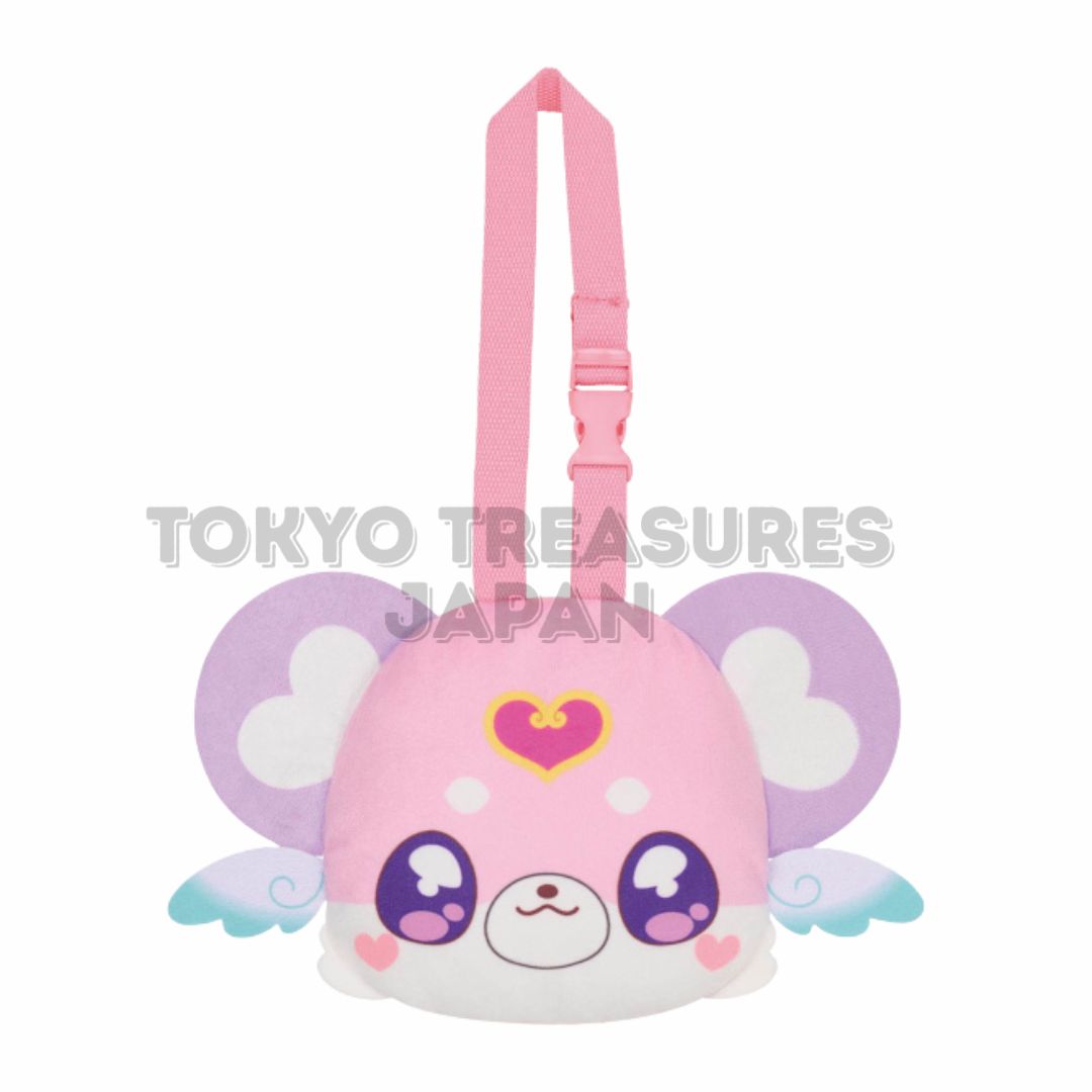 Detective Precure! Strap-Attached Face-Shaped Plush Pouch Pochitan