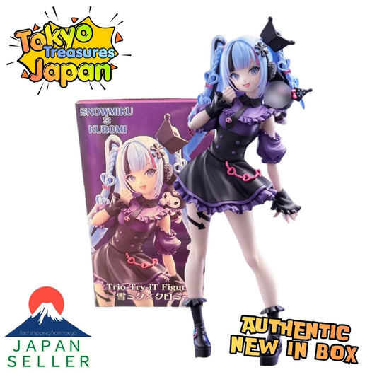 Trio-Try-iT Figure-Snow Miku x Chromy- Figure Official Authentic Japan Anime Taito