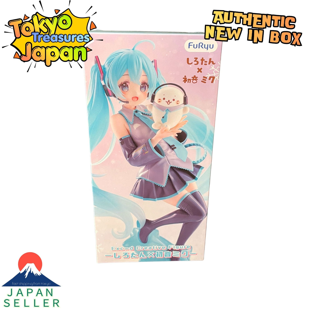 Hatsune Miku Series: Exc∞d Creative Figure – Hatsune Miku x Sirotan – Authentic