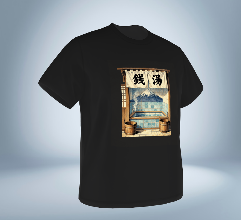 Showa Memories Collection Ver.2 T-Shirt（Black）Tokyo Treasures Japan