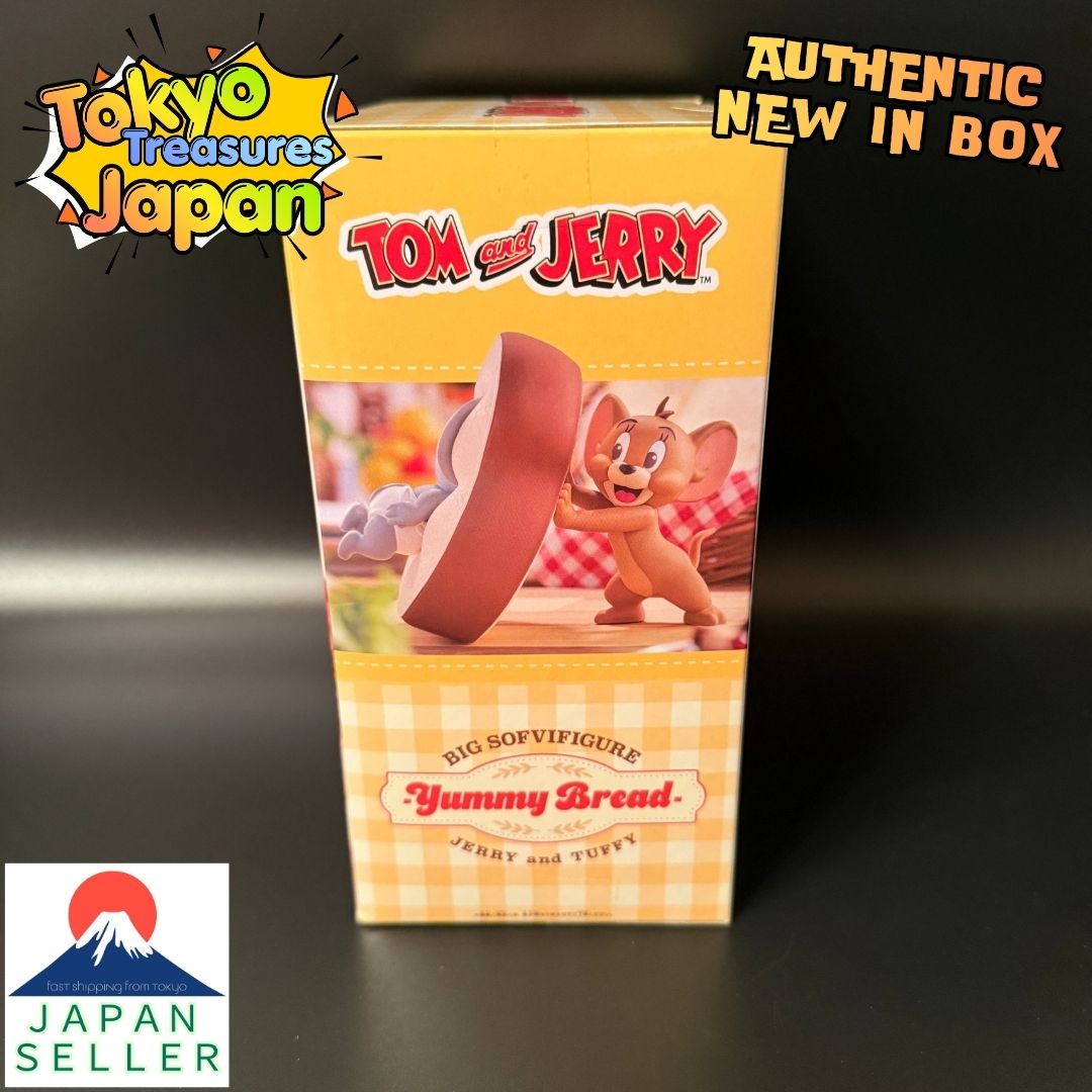Tom and Jerry Big Soft Vinyl Figure -Yummy Bread-Authentic Anime