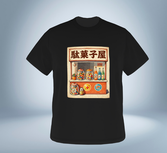 Showa Memories Collection Ver.3 T-Shirt（Black）Tokyo Treasures Japan